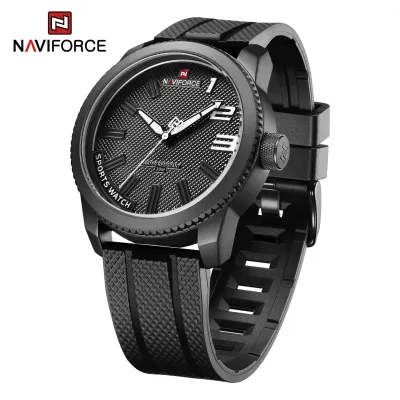 NAVIFORCE 9202 Men Wristwatch Top Brand Luxury Waterproof Watch Rubber Sport Military Business Original Quartz Male Clock