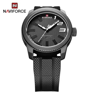 NAVIFORCE 9202 Men Wristwatch Top Brand Luxury Waterproof Watch Rubber Sport Military Business Original Quartz Male Clock