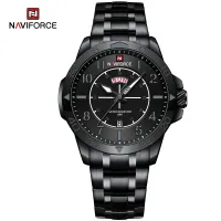 NAVIFORCE NF9204 Original Watches for Men Luxury Fashion Stainless Steel Strap Quartz Wrist watch Male Waterproof Sport Clock