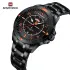 NAVIFORCE NF9204 Original Watches for Men Luxury Fashion Stainless Steel Strap Quartz Wrist watch Male Waterproof Sport Clock