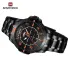 NAVIFORCE NF9204 Original Watches for Men Luxury Fashion Stainless Steel Strap Quartz Wrist watch Male Waterproof Sport Clock