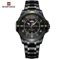 NAVIFORCE NF9204 Original Watches for Men Luxury Fashion Stainless Steel Strap Quartz Wrist watch Male Waterproof Sport Clock