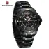 NAVIFORCE NF9204 Original Watches for Men Luxury Fashion Stainless Steel Strap Quartz Wrist watch Male Waterproof Sport Clock
