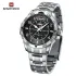 NAVIFORCE NF9204 Original Watches for Men Luxury Fashion Stainless Steel Strap Quartz Wrist watch Male Waterproof Sport Clock