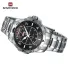 NAVIFORCE NF9204 Original Watches for Men Luxury Fashion Stainless Steel Strap Quartz Wrist watch Male Waterproof Sport Clock