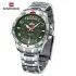 NAVIFORCE NF9204 Original Watches for Men Luxury Fashion Stainless Steel Strap Quartz Wrist watch Male Waterproof Sport Clock