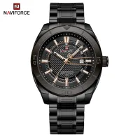 NAVIFORCE NF9210 Fashion Luxury Men's Quartz Watches Stainless Steel Strap Business Casual 3 ATM Waterproof