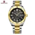 NAVIFORCE NF9210 Fashion Luxury Men's Quartz Watches Stainless Steel Strap Business Casual 3 ATM Waterproof