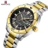 NAVIFORCE NF9210 Fashion Luxury Men's Quartz Watches Stainless Steel Strap Business Casual 3 ATM Waterproof