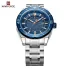 NAVIFORCE NF9210 Fashion Luxury Men's Quartz Watches Stainless Steel Strap Business Casual 3 ATM Waterproof