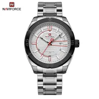 NAVIFORCE NF9210 Fashion Luxury Men's Quartz Watches Stainless Steel Strap Business Casual 3 ATM Waterproof