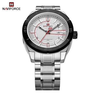 NAVIFORCE NF9210 Fashion Luxury Men's Quartz Watches Stainless Steel Strap Business Casual 3 ATM Waterproof