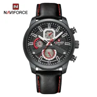 NAVIFORCE 9211 New Watches For Men Sports Man Leather Wristwatch Waterproof Quartz Classic Clock PU Leather