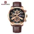 NAVIFORCE 9211 New Watches For Men Sports Man Leather Wristwatch Waterproof Quartz Classic Clock PU Leather