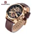 NAVIFORCE 9211 New Watches For Men Sports Man Leather Wristwatch Waterproof Quartz Classic Clock PU Leather