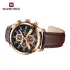 NAVIFORCE 9211 New Watches For Men Sports Man Leather Wristwatch Waterproof Quartz Classic Clock PU Leather