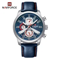 NAVIFORCE 9211 New Watches For Men Sports Man Leather Wristwatch Waterproof Quartz Classic Clock PU Leather