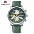 NAVIFORCE 9211 New Watches For Men Sports Man Leather Wristwatch Waterproof Quartz Classic Clock PU Leather