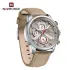 NAVIFORCE 9211 New Watches For Men Sports Man Leather Wristwatch Waterproof Quartz Classic Clock PU Leather