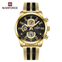 NAVIFORCE 9211 New Watches For Men Sports Man Stainless Steel Wristwatch Waterproof Quartz Classic Clock