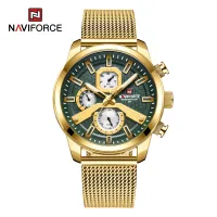 NAVIFORCE 9211 New Watches For Men Sports Man Stainless Steel Wristwatch Waterproof Quartz Classic Clock