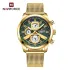 NAVIFORCE 9211 New Watches For Men Sports Man Stainless Steel Wristwatch Waterproof Quartz Classic Clock