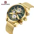 NAVIFORCE 9211 New Watches For Men Sports Man Stainless Steel Wristwatch Waterproof Quartz Classic Clock