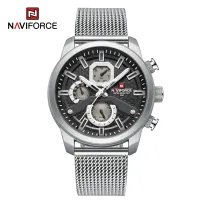 NAVIFORCE 9211 New Watches For Men Sports Man Stainless Steel Wristwatch Waterproof Quartz Classic Clock