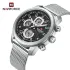 NAVIFORCE 9211 New Watches For Men Sports Man Stainless Steel Wristwatch Waterproof Quartz Classic Clock