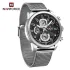 NAVIFORCE 9211 New Watches For Men Sports Man Stainless Steel Wristwatch Waterproof Quartz Classic Clock