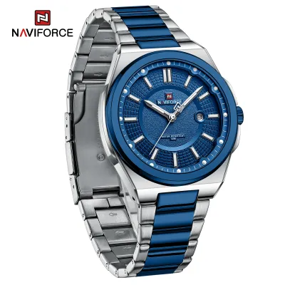 NAVIFORCE 9212 New Watches For Men Casual Man Stainless Steel Wristwatch Waterproof Quartz Classic Clock