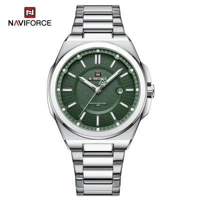 NAVIFORCE 9212 New Watches For Men Casual Man Stainless Steel Wristwatch Waterproof Quartz Classic Clock