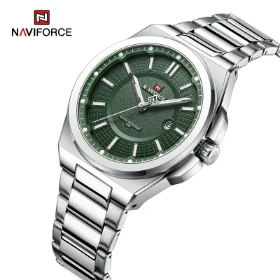 NAVIFORCE 9212 New Watches For Men Casual Man Stainless Steel Wristwatch Waterproof Quartz Classic Clock