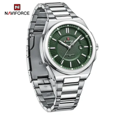 NAVIFORCE 9212 New Watches For Men Casual Man Stainless Steel Wristwatch Waterproof Quartz Classic Clock