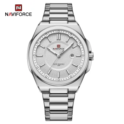 NAVIFORCE 9212 New Watches For Men Casual Man Stainless Steel Wristwatch Waterproof Quartz Classic Clock