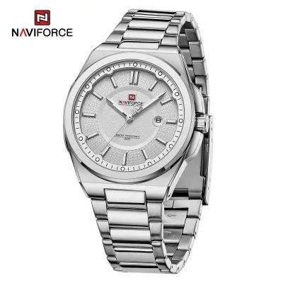 NAVIFORCE 9212 New Watches For Men Casual Man Stainless Steel Wristwatch Waterproof Quartz Classic Clock