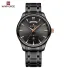 NAVIFORCE 9213 New Men Wristwatch Top Brand Luxury Date Week Man Watch Stainless Steel Classic Quartz Original Male Clock