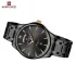 NAVIFORCE 9213 New Men Wristwatch Top Brand Luxury Date Week Man Watch Stainless Steel Classic Quartz Original Male Clock