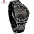 NAVIFORCE 9213 New Men Wristwatch Top Brand Luxury Date Week Man Watch Stainless Steel Classic Quartz Original Male Clock