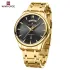 NAVIFORCE 9213 New Men Wristwatch Top Brand Luxury Date Week Man Watch Stainless Steel Classic Quartz Original Male Clock