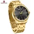 NAVIFORCE 9213 New Men Wristwatch Top Brand Luxury Date Week Man Watch Stainless Steel Classic Quartz Original Male Clock