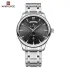 NAVIFORCE 9213 New Men Wristwatch Top Brand Luxury Date Week Man Watch Stainless Steel Classic Quartz Original Male Clock
