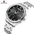 NAVIFORCE 9213 New Men Wristwatch Top Brand Luxury Date Week Man Watch Stainless Steel Classic Quartz Original Male Clock