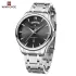 NAVIFORCE 9213 New Men Wristwatch Top Brand Luxury Date Week Man Watch Stainless Steel Classic Quartz Original Male Clock