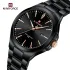 NAVIFORCE 9214 Men Original Quartz Watch Auto Date Business Dress Male Clock Stainless Steel Water Resistant Man Wrist Watches
