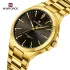 NAVIFORCE 9214 Men Original Quartz Watch Auto Date Business Dress Male Clock Stainless Steel Water Resistant Man Wrist Watches