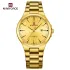 NAVIFORCE 9214 Men Original Quartz Watch Auto Date Business Dress Male Clock Stainless Steel Water Resistant Man Wrist Watches