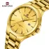 NAVIFORCE 9214 Men Original Quartz Watch Auto Date Business Dress Male Clock Stainless Steel Water Resistant Man Wrist Watches