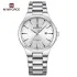 NAVIFORCE 9214 Men Original Quartz Watch Auto Date Business Dress Male Clock Stainless Steel Water Resistant Man Wrist Watches