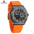 NAVIFORCE 9216 dual display luxury Silicon men quartz wristwatch wholesale original Waterproof multifunction sports wrist watch